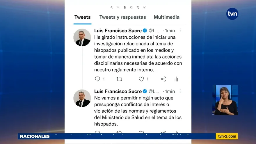 Luis Francisco Sucre se pronuncia ante escandalo