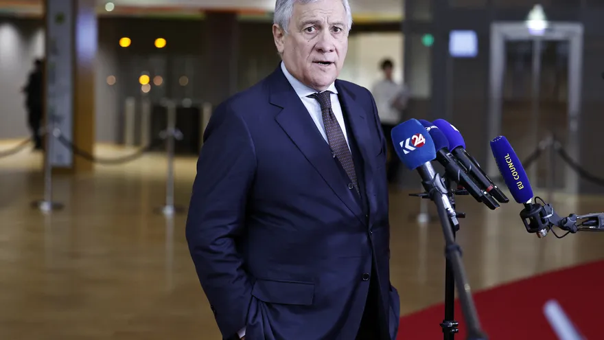 Antonio Tajani, jefe de la diplomacia de Italia.
