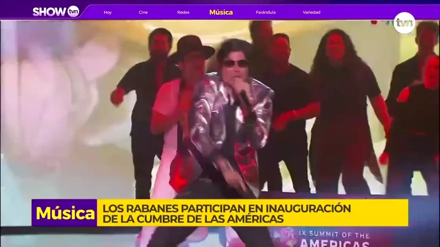 Los Rabanes en la apertura artística de la Cumbre de las Américas
