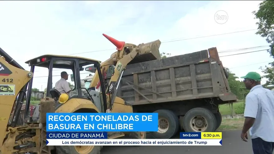 Recogen toneladas de basura en Chilibre