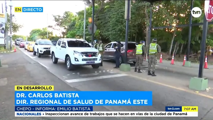 Sigue la verificación de personas en cerco sanitario en Chepo