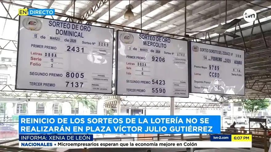 Primer sorteo de la Lotería no se realizará en la Plaza Víctor Julio Gutiérrez