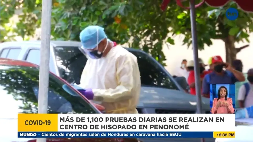 En Penonomé más 100 mil pruebas diarias se realizan en centro de hisopado exprés