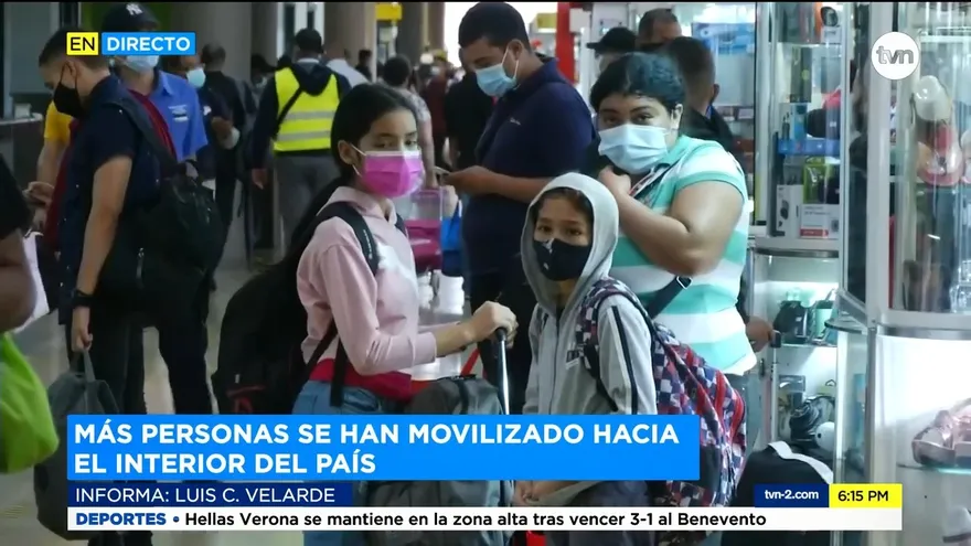 Ha aumentado el movimiento de personas en la Terminal de Albrook para Fiestas Patrias