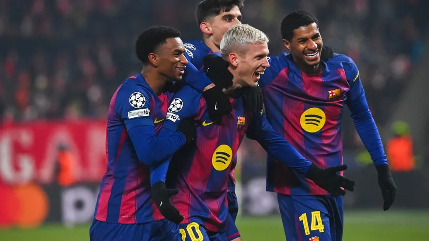 Triunfo del Barcelona sobre Slavia Praga en Champions League