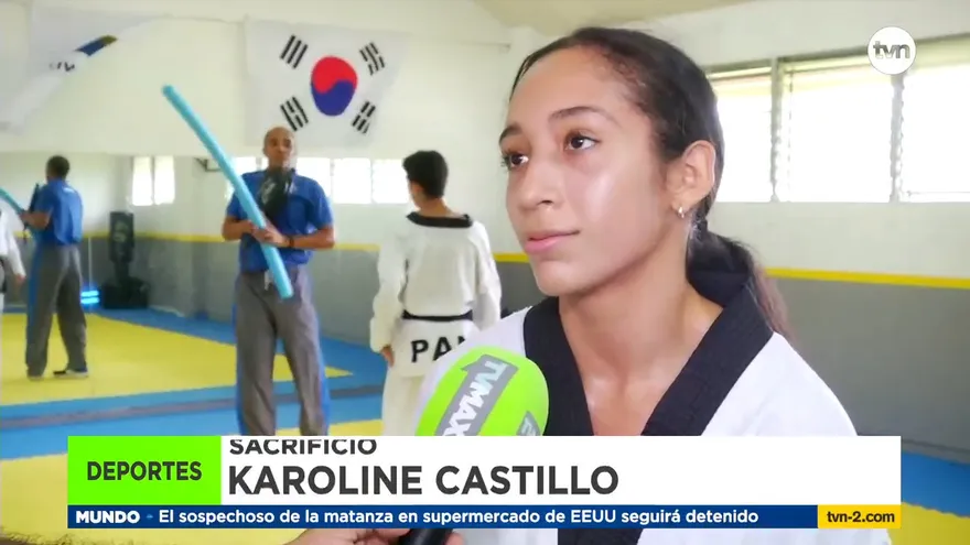 Karoline Castillo y su meta de llegar a los Juegos Olímpicos de París