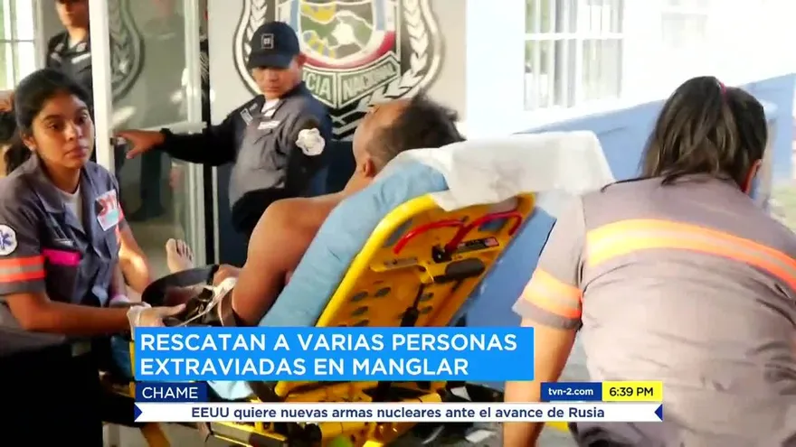 Rescatan a personas extraviadas en manglar de Chame