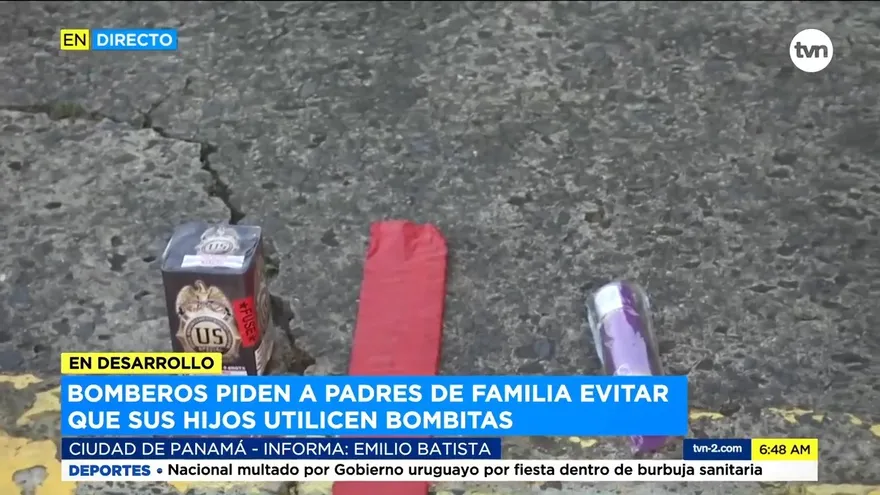 Recomendaciones de los bomberos para evitar accidentes con pirotecnia