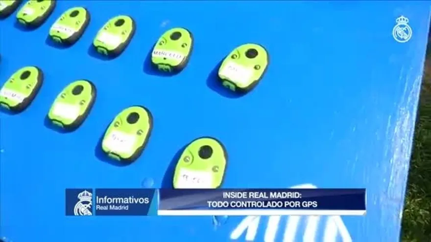 Los jugadores del Real Madrid son controlados por GPS