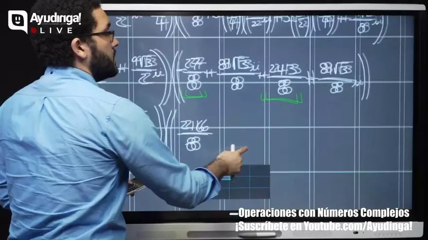 Ayudinga Matemáticas 11° - Operaciones con Números Complejos - Parte IV 6 de julio de 2020