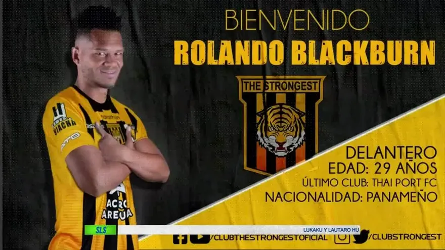 Rolando Blackburn regresa al 'The Strongest' de Bolivia