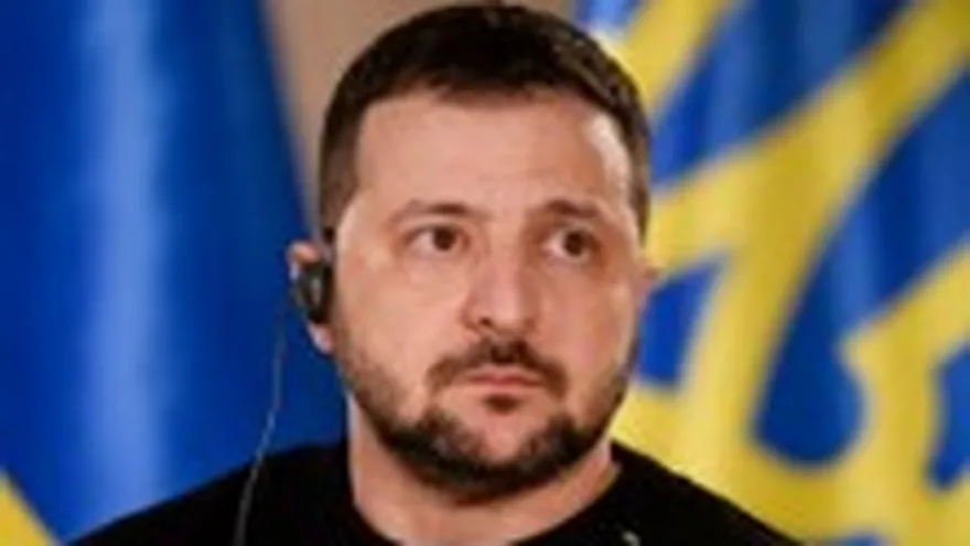 El presidente de Ucrania, Volodimir Zelenski.
