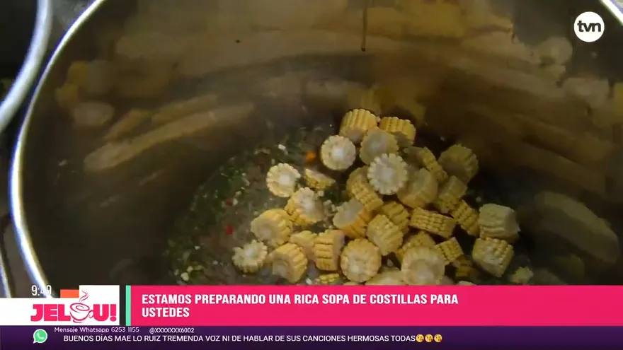 Receta: En el pailón rica sopa de costilla (final)