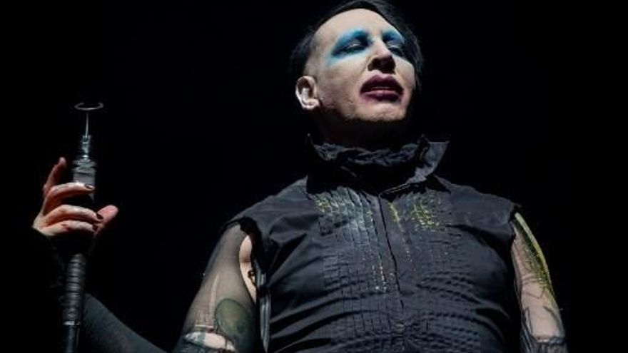 El cantante estadounidense Marilyn Manson