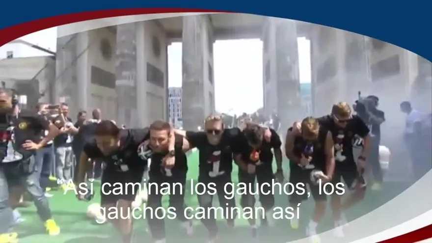 Jugadores de Alemania se burlan de los argentinos