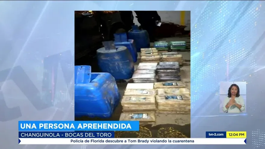 Decomisan más de 100 paquetes de droga en Bocas del Toro