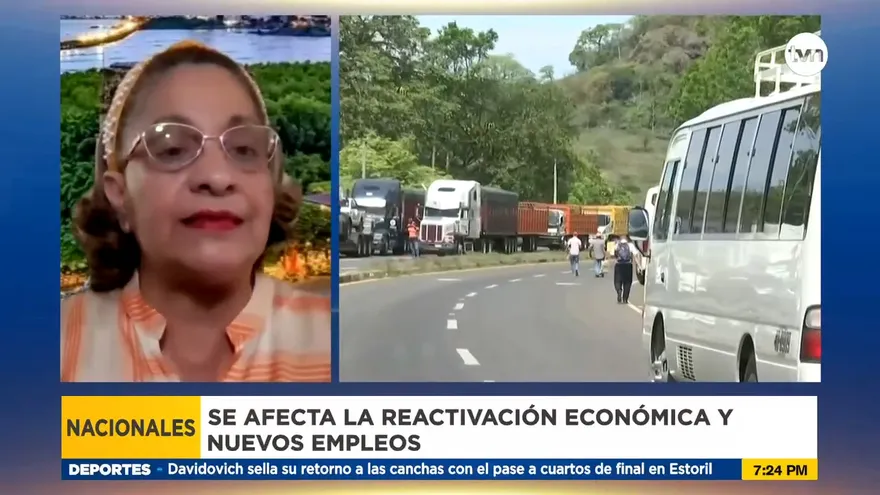 Cierre por varias horas de la Vía Interamericana afectó a miles de personas