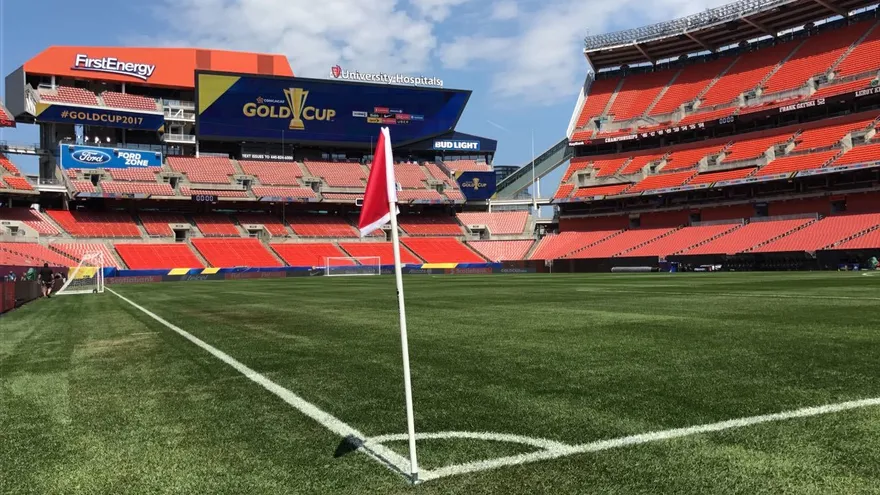 Panamá reconoció el césped del FirstEnergy Stadium de Cleveland