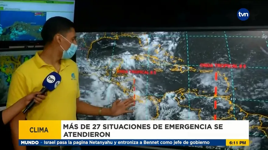 400 viviendas afectadas por onda tropical