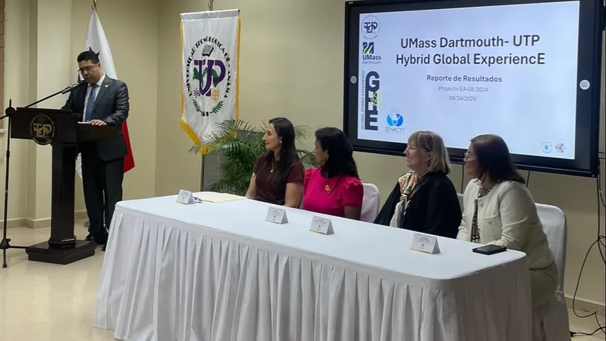 UTP y UMass Dartmouth culminan programa internacional de innovación y sostenibilidad