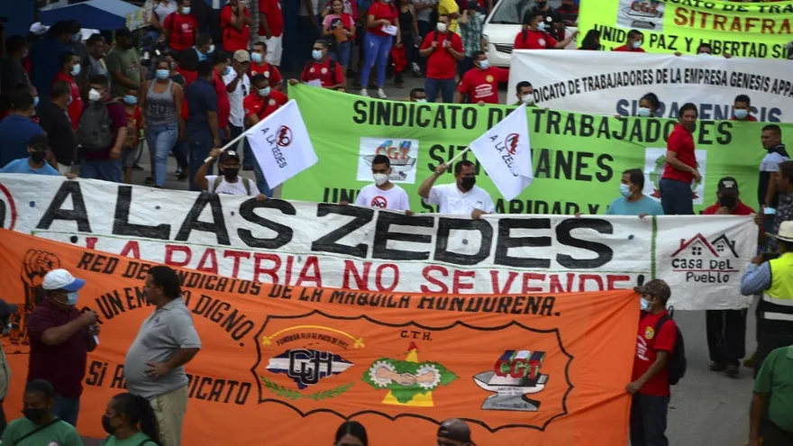 Protestas en Honduras.