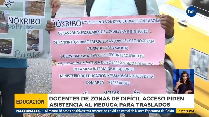 Docentes de áreas de difícil acceso de la comarca Ngäbe se reúnes con ministra de Educación