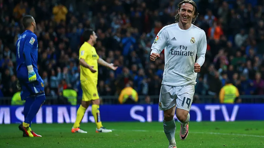 Luka Modric cerró la cuenta goleadora del Real Madrid ante Villarreal