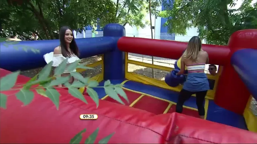 Reto de boxeo con Carolina y Sheldry