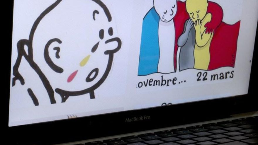 Usuarios en las redes sociales expresan sus condolencias tras atendados en Bruselas