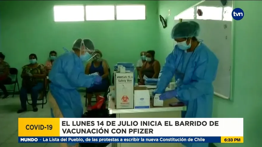 Herrera iniciará barrido de vacunas Pfizer desde el 14 de julio