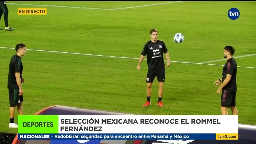 Selección de México entrenó por espacio de una hora