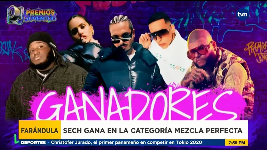 Sech gana el Premio Juventud
