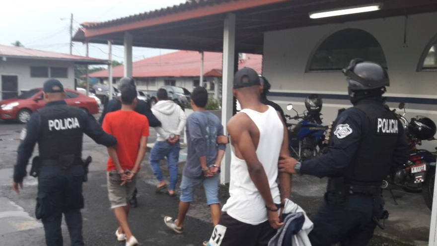 Al menos 13 presuntos pandilleros capturados en Chiriquí