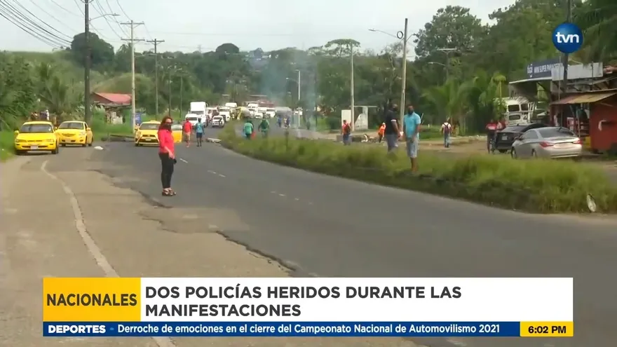 Despejan vías en Colón