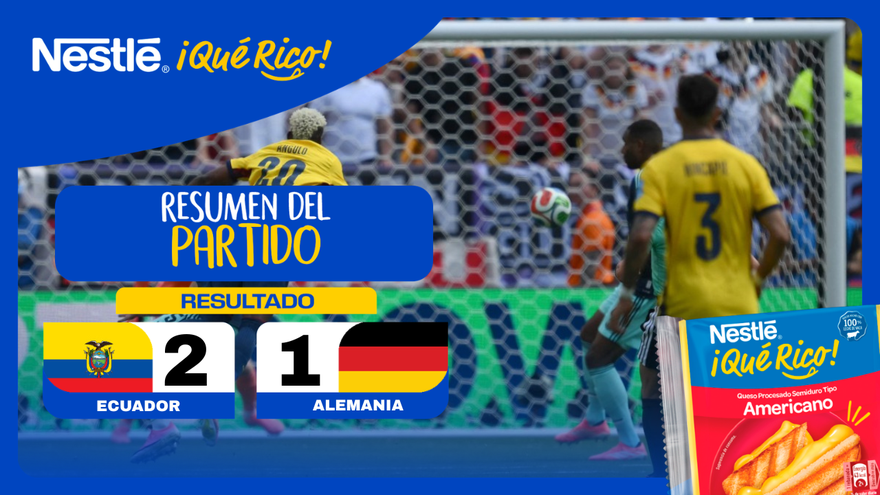 Mundial 2026 | Ecuador 2-1 Alemania resumen completo Grupo E