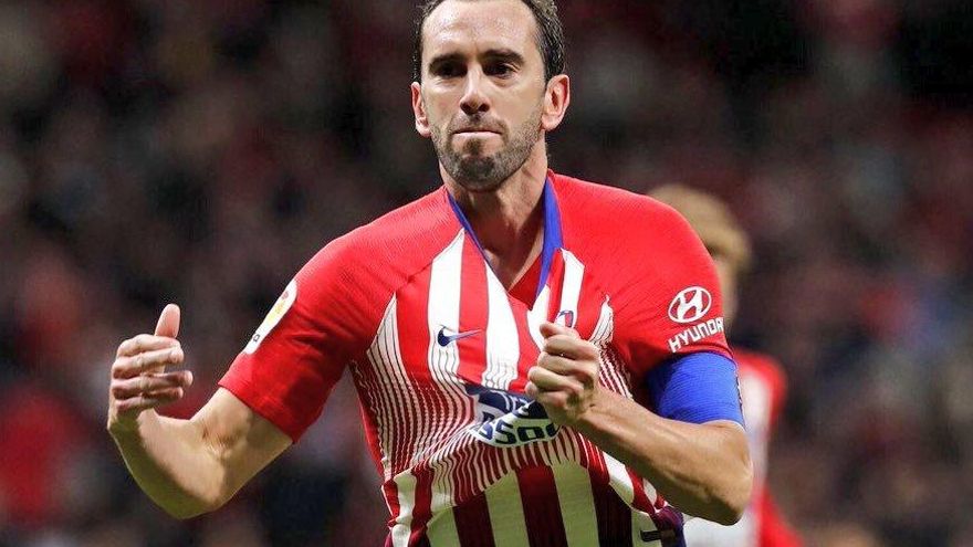 Diego Godín le dio el triunfo al Atlético Madrid en extremis