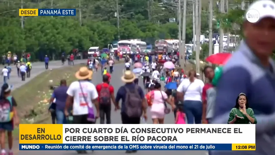 Puente sobre el río Pacora sigue cerrado