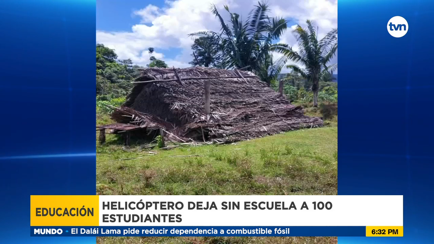 Helicóptero deja sin escuelas a estudiantes en Veraguas