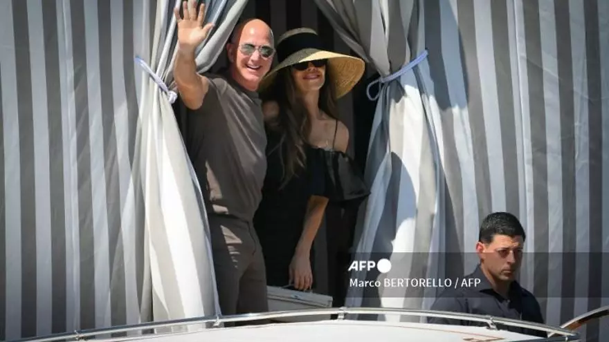 Previo a la boda, Jeff Bezos y Lauren Sanchez participaron  de varios eventos