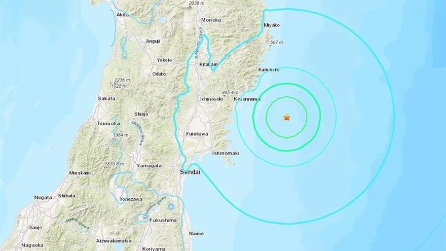 El noreste de Japón fue sacudido por un terremoto de 6,1 en la escala de Richter.