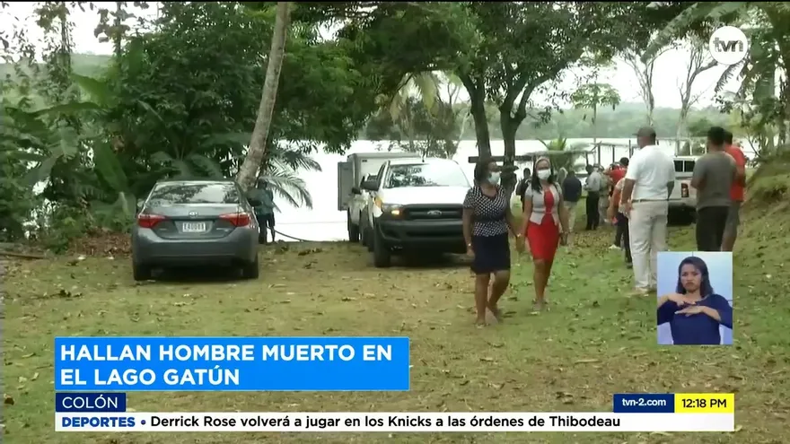 Encuentran un hombre muerto en el Lago Gatún
