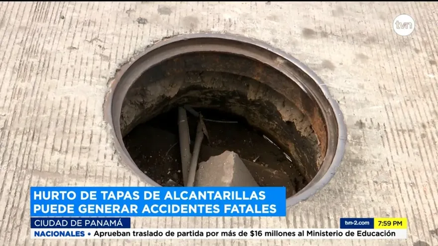 Tapas de alcantarillas, un peligro fatal