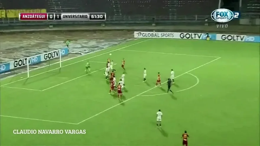 Gol de Edwin Aguilar en Copa Sudamericana