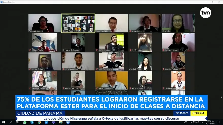 75% de los estudiantes logró registrarse en la plataforma Ester