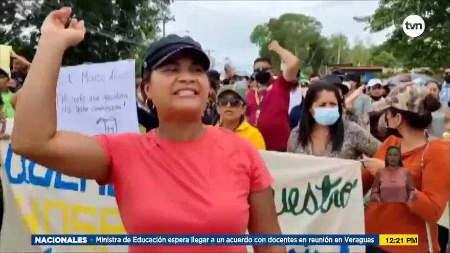 Educadores de Darién se suman a jornadas de protestas