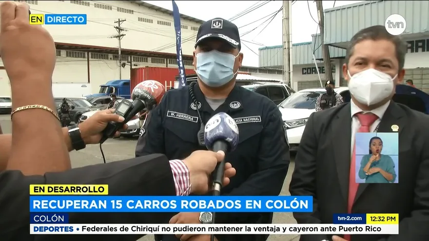 Recuperan 15 autos robados en Colón