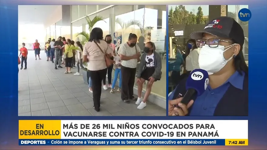 Se inicia vacunación pediátrica en Panamá Norte