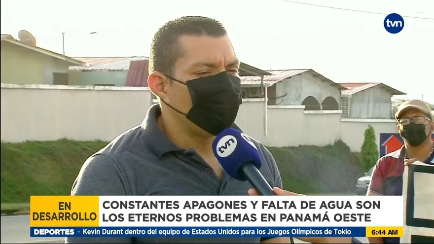 Falta de energía eléctrica y agua potable, principales afectaciones en Panamá Oeste
