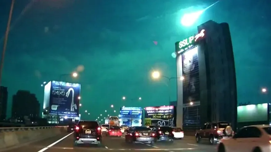 Cae meteorito en Tailandia