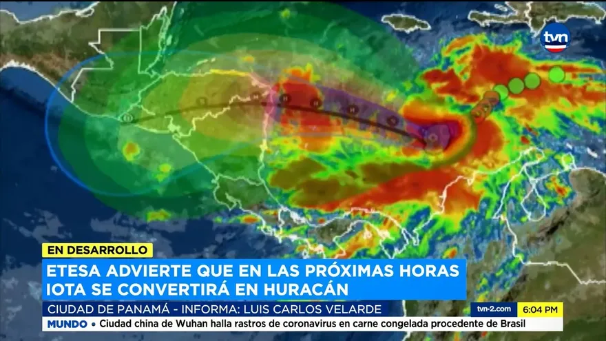 Autoridades adelantan medidas de prevención ante presencia de tormenta tropical Iota